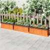 28" Raised Garden Bed Planter – Detachable Bottom Pine Wood Planter Box