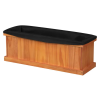 28" Raised Garden Bed Planter – Detachable Bottom Pine Wood Planter Box