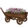 32.08" Round Galvanized Metal Raised Garden Bed – 11.4" Tall Outdoor Planter Box