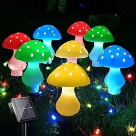 Solar Mushroom Garden Lights – IP65 Waterproof Outdoor Solar Pathway & Lawn Lights, 8-Pack or 12-Pack (size: Solar 12Lights)